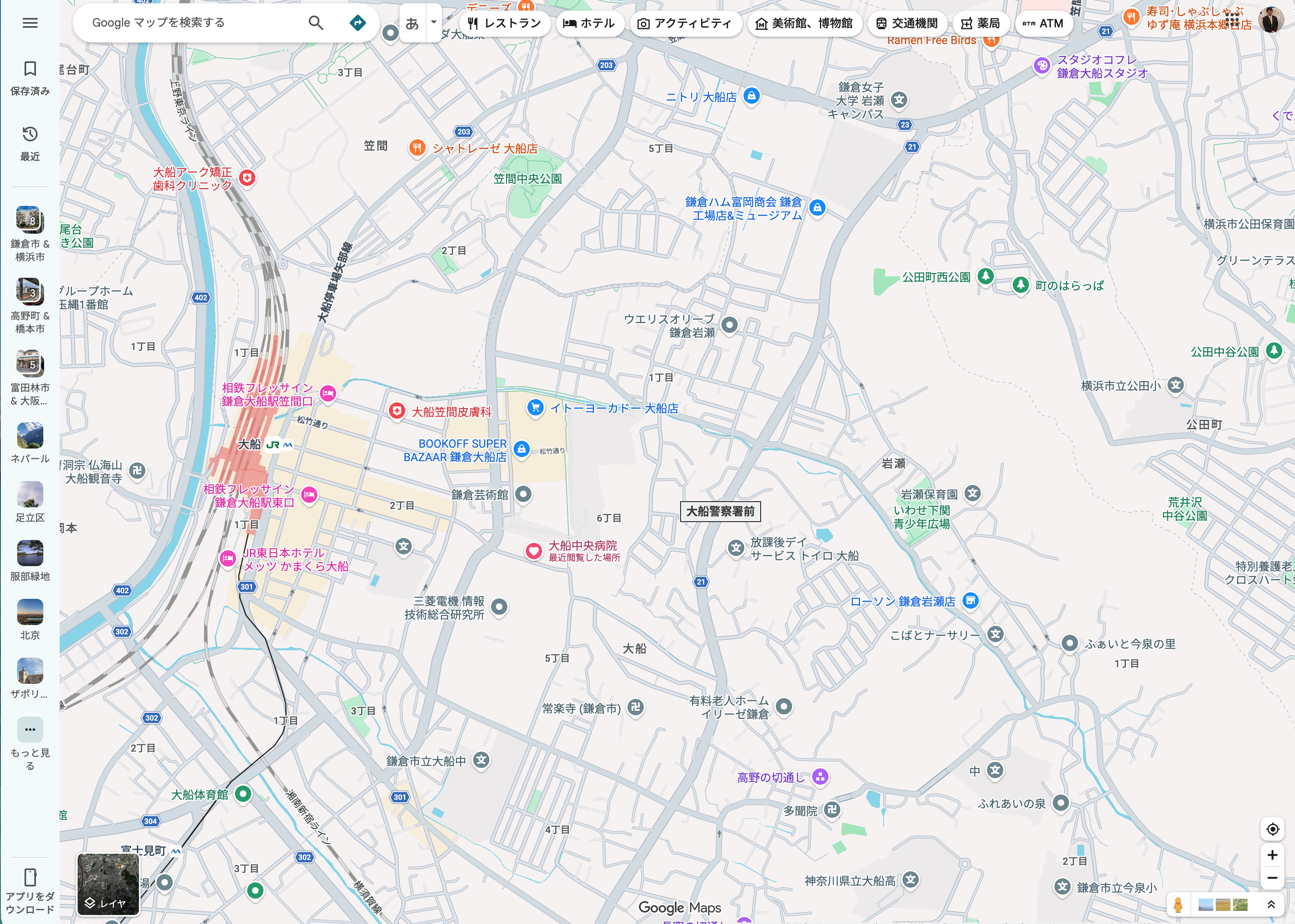 GoogleMap OFUNA