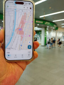 大船駅にて